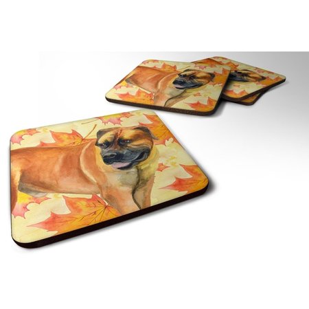 CAROLINES TREASURES Boerboel Mastiff Fall Foam Coaster, 3.5 x 3.5 in. - Set of 4 BB9907FC